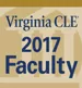 2017 VirginiaCLE Faculty Badge 75px